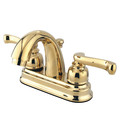 Kingston Brass 4" Centerset Bathroom Faucet, Polished Brass GKB5612FL